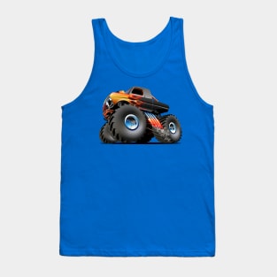 Cartoon Monster Truck Tank Top